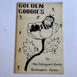 Vintage 1974 Cookbook Golden Goodies Cooking Recipes Paperback Staple Binding